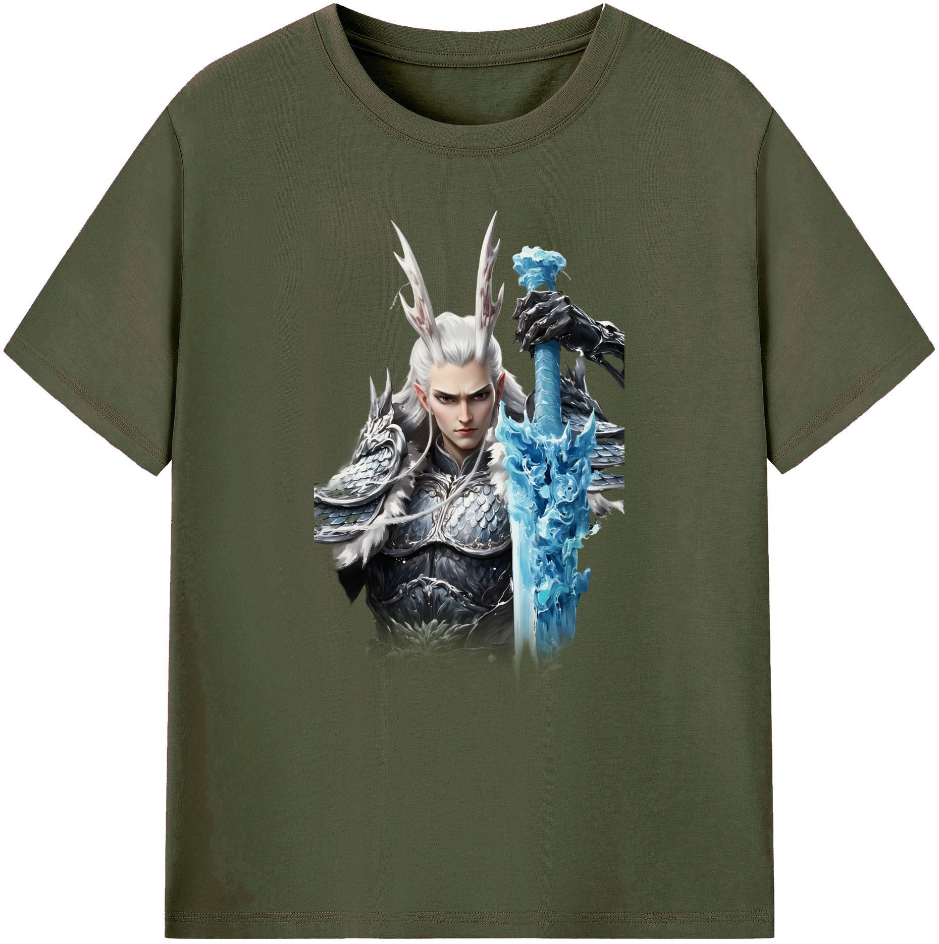 （画像用） Ne Zha 2 ナタ 魔童の大暴れ 綿100％ メンズ半袖Tシャツ｜肌触りやわらか＆通気性